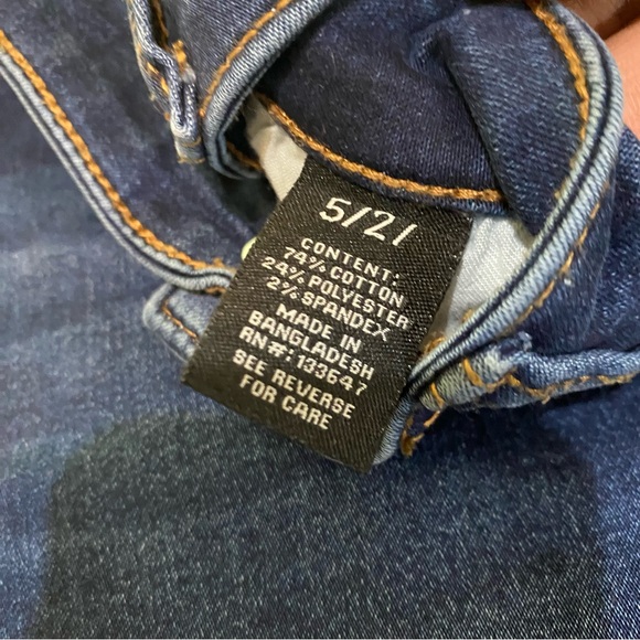 🍁Celebrity Pink Women's Deep Blue High Rise Ankle Skinny Jeans - Picture 6 of 11